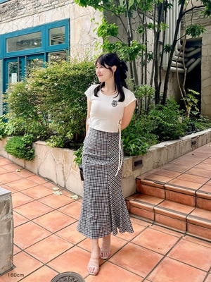 ハイウエストマーメイドスカート