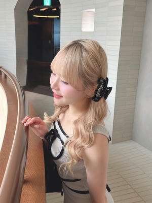 オリジナルラインストーンヘアクリップ