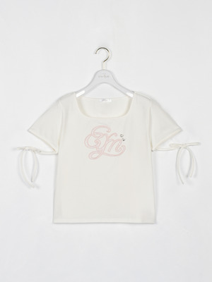 ラメレースTシャツ