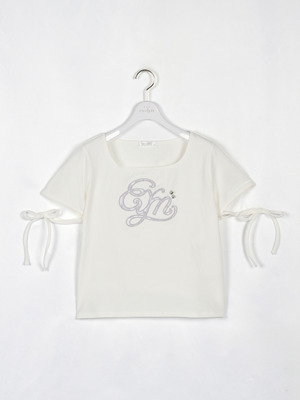 ラメレースTシャツ