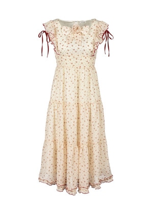 Rose Ribbon Flower Onepiece