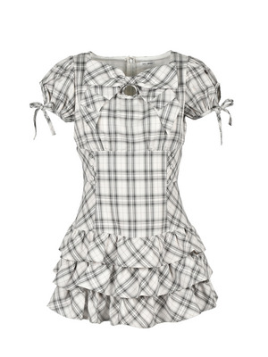 Front Ribbon Teired Mini Onepiece