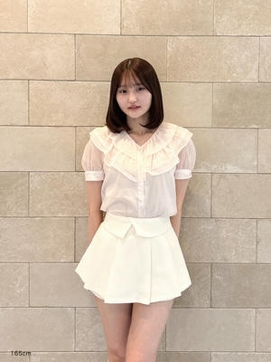 カラーデザインシルエットミニスカート