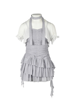 Gather Fit Cami Onepiece*Cardigan Set